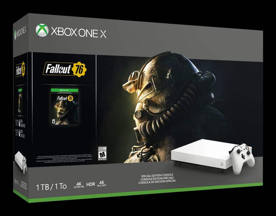 Xbox One X : un modèle Robot White (avec Fallout 76) le 14 ...