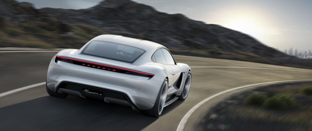 Porsche Mission E back