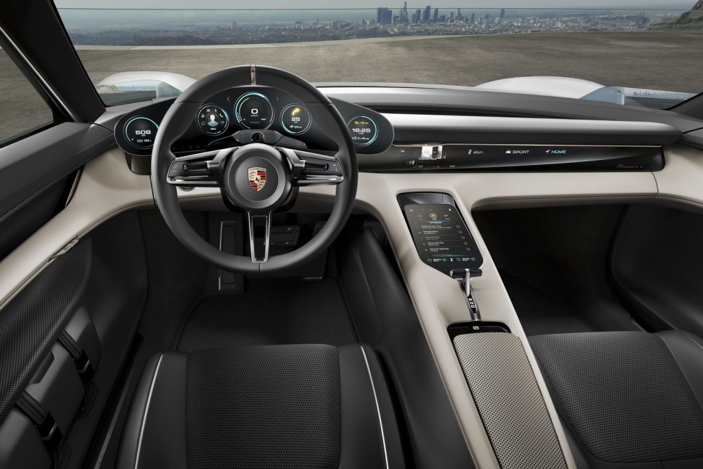 Porsche Mission E inside