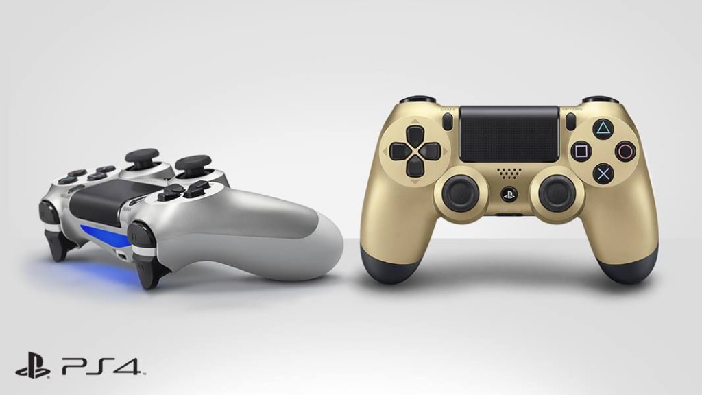 Dual Shock 4 Gold Silver