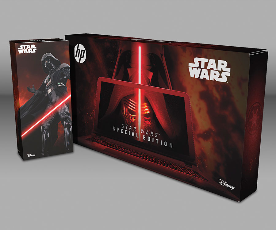 HP Star Wars Special Edition Notebook HP Packaging
