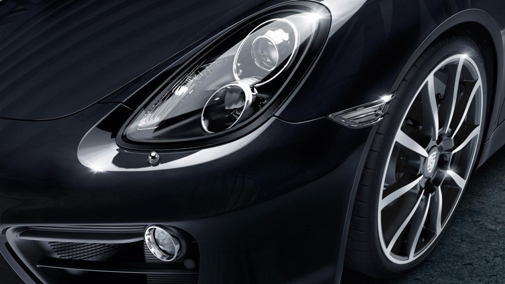 Porsche Cayman Black Edition Lights