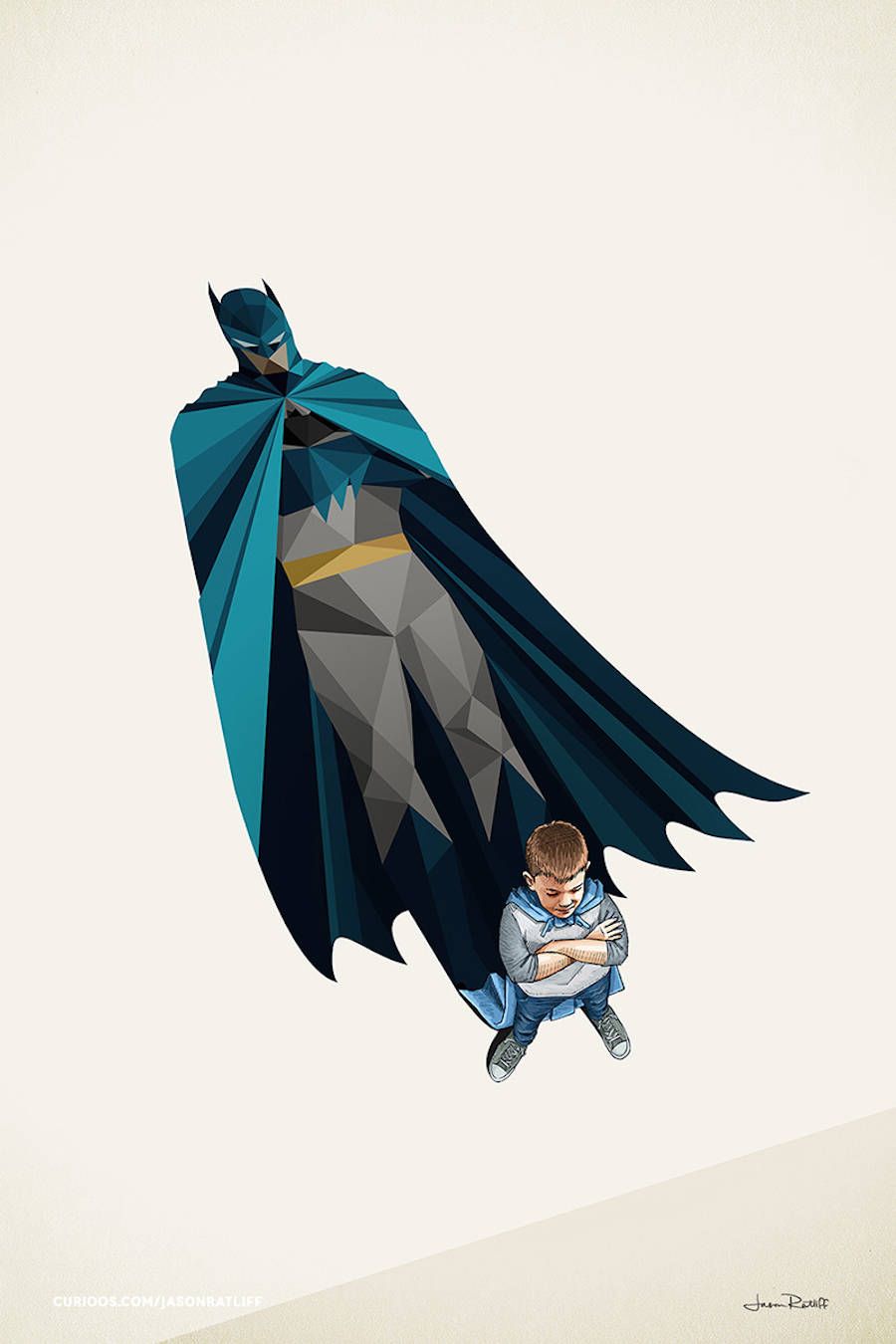 Kid Super Hero Shadow Batman2