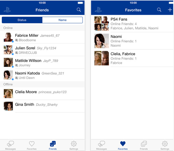 PlayStation-Messages-App