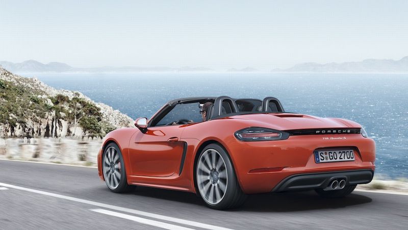 Porsche 718 Boxster S back