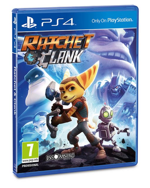 Ratchet Clank packaging ps4
