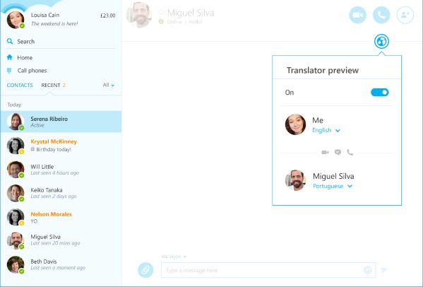 Skype Translator Windows