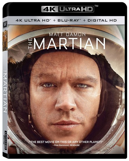 The Martian Ultra HD Blu Ray