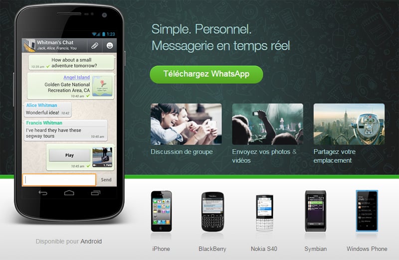 Whatsapp-Android-ios-free