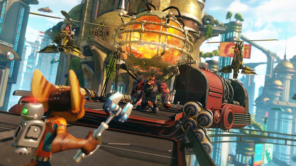 ratchet clank ps4 gameplay