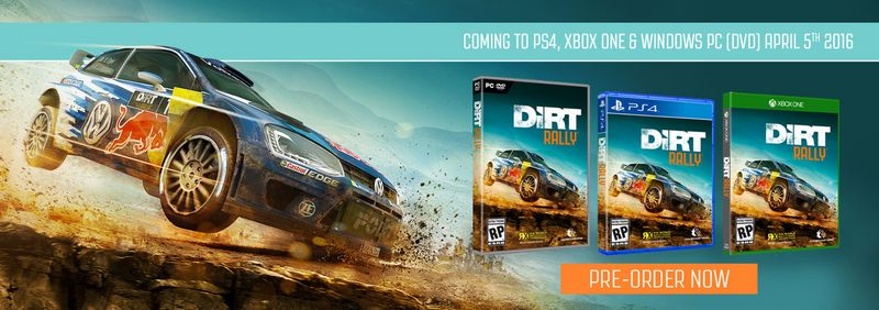 Dirt Rally PS4 Xbox One