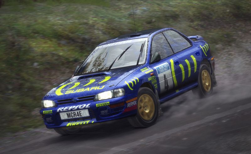 subaru impreza dirt rally