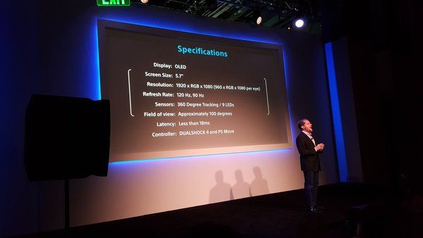 PlayStation VR Specs