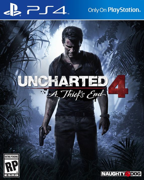 Uncharted 4 PS4 Jaquette