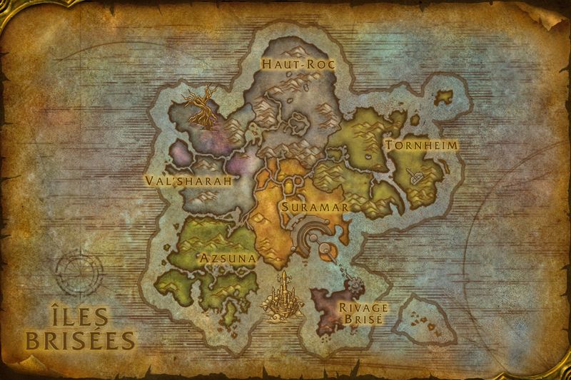 WoW Legion Map