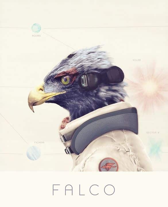 Starfox Falco realiste