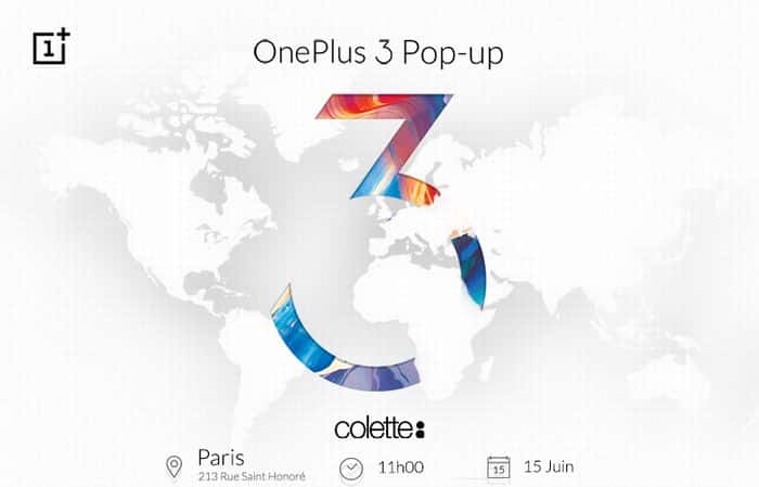 OnePlus 3 Colette Paris