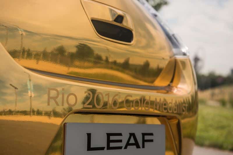 Nissan Leaf EV Gold Rio 2016