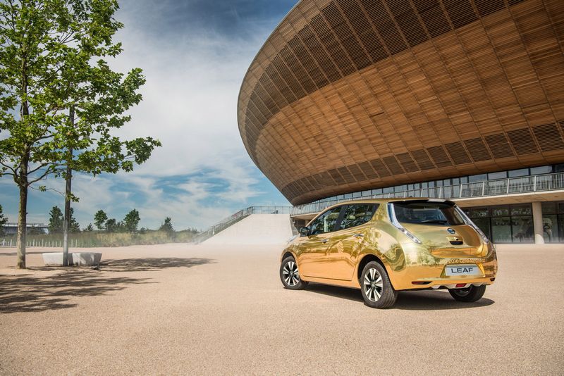 Nissan Leaf EV Gold Rio 2016