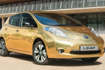 Nissan Leaf EV Gold Rio 2016