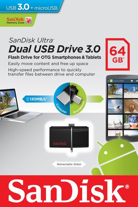 Sandisk USB Dual Android Packaging