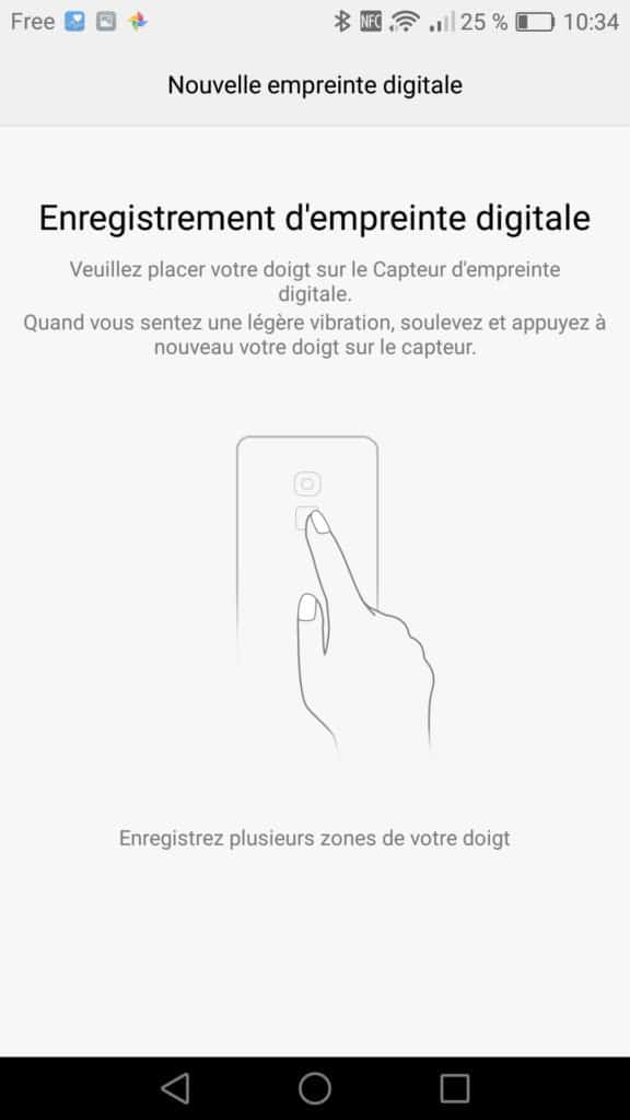 Honor 8 fingerprint 2
