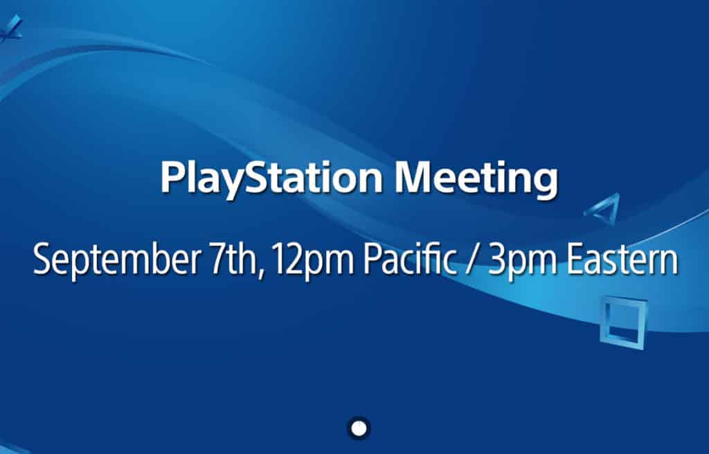 Playstation-Meeting-conference live