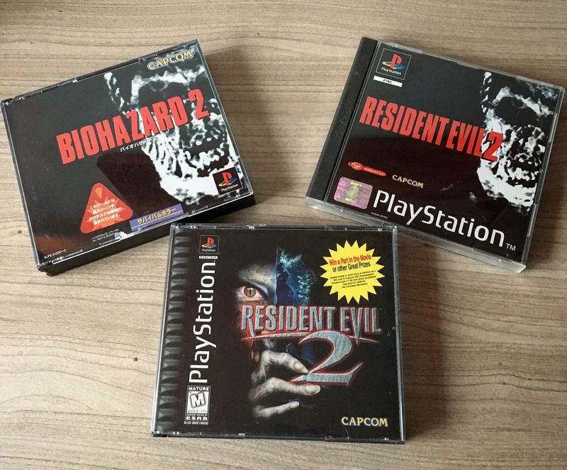 Resident Evil 2 Jap Eur US