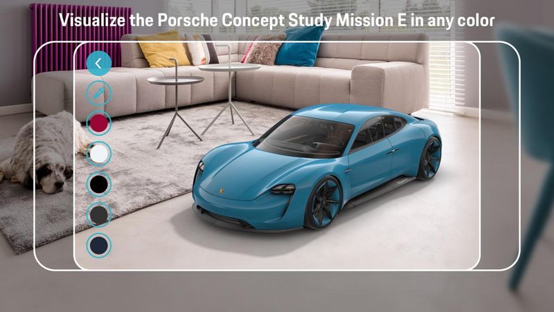 porsche mission e app