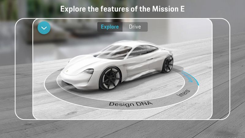 porsche mission e app