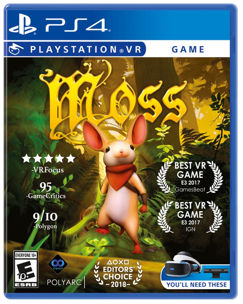 Moss PS4 box