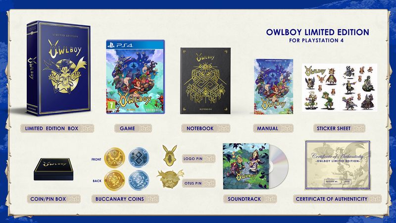 Owlboy collector PS4