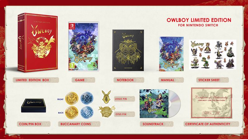 Owlboy collector Switch