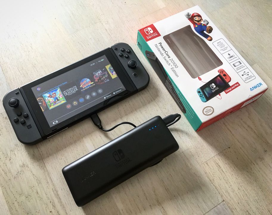 Test review Anker PowerCore Nintendo Switch