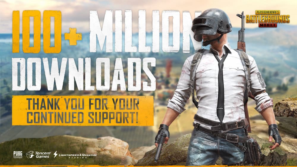 PUBG 100 Million