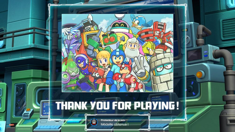 megaman 11 thank you for playing