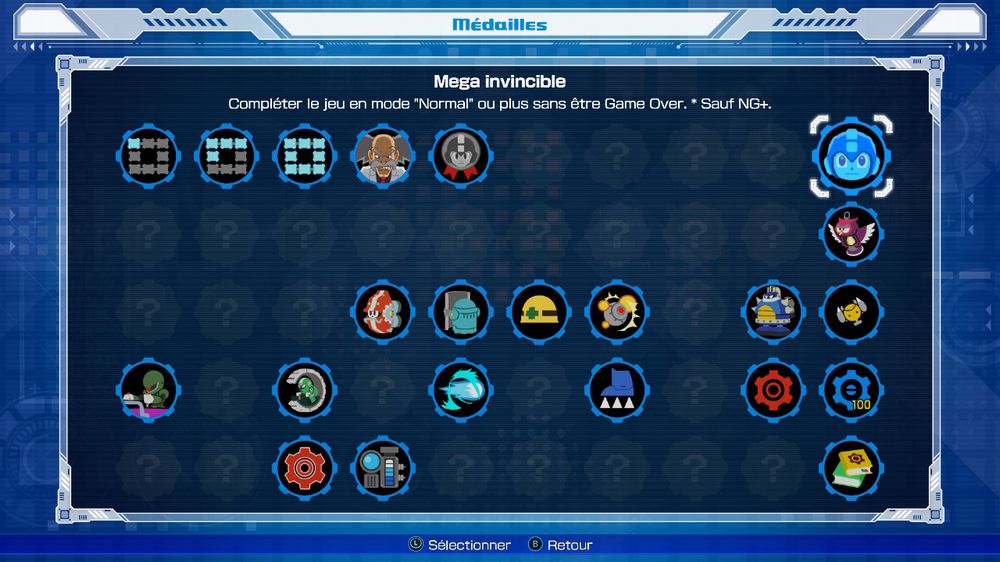 megaman 11 medals list