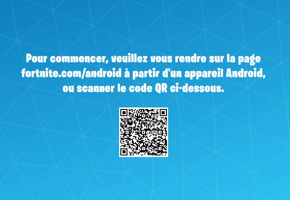 qr code apk android fortnite