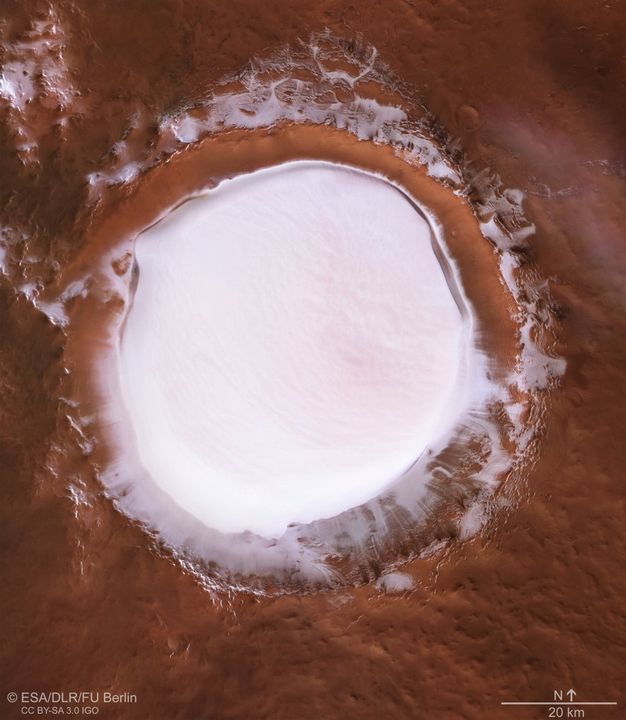 Korolev Ice Mars