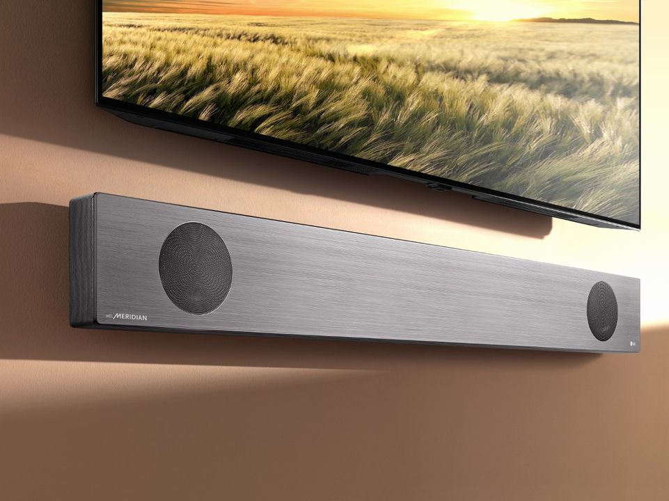 LG soundbar Meridian Google Assistant