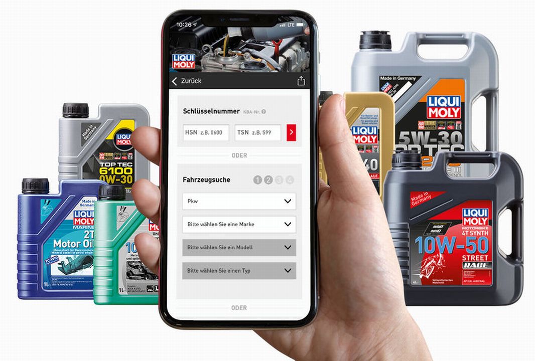 Application Liqui Moly Huile