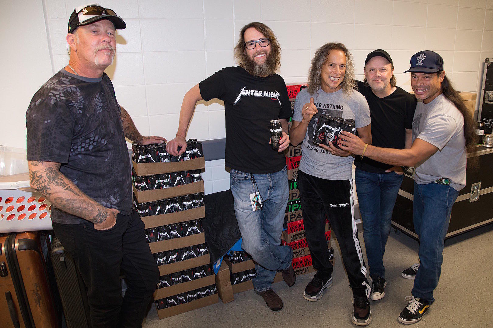 Metallica enter night biere