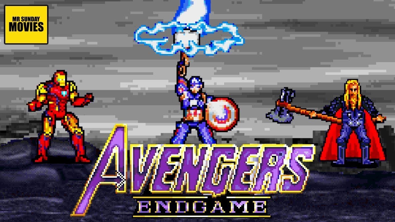 Avengers Endgame video 16 bits