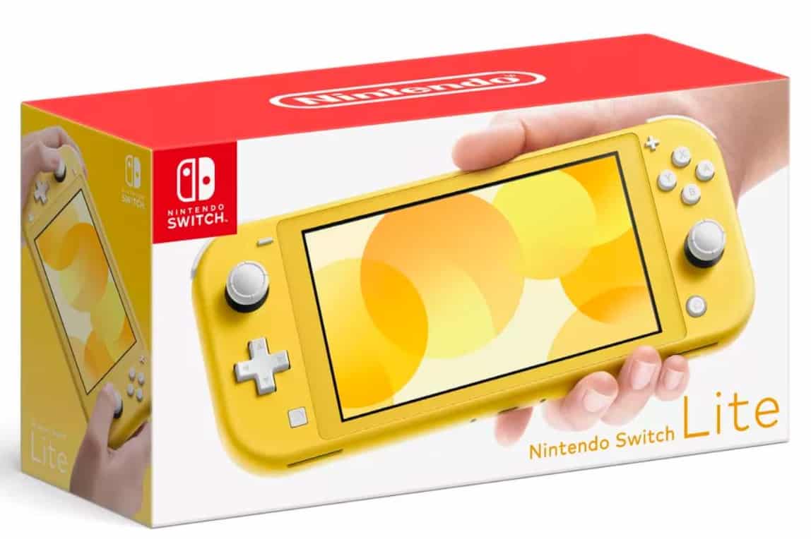 La nouvelle Nintendo Switch Lite en Jaune