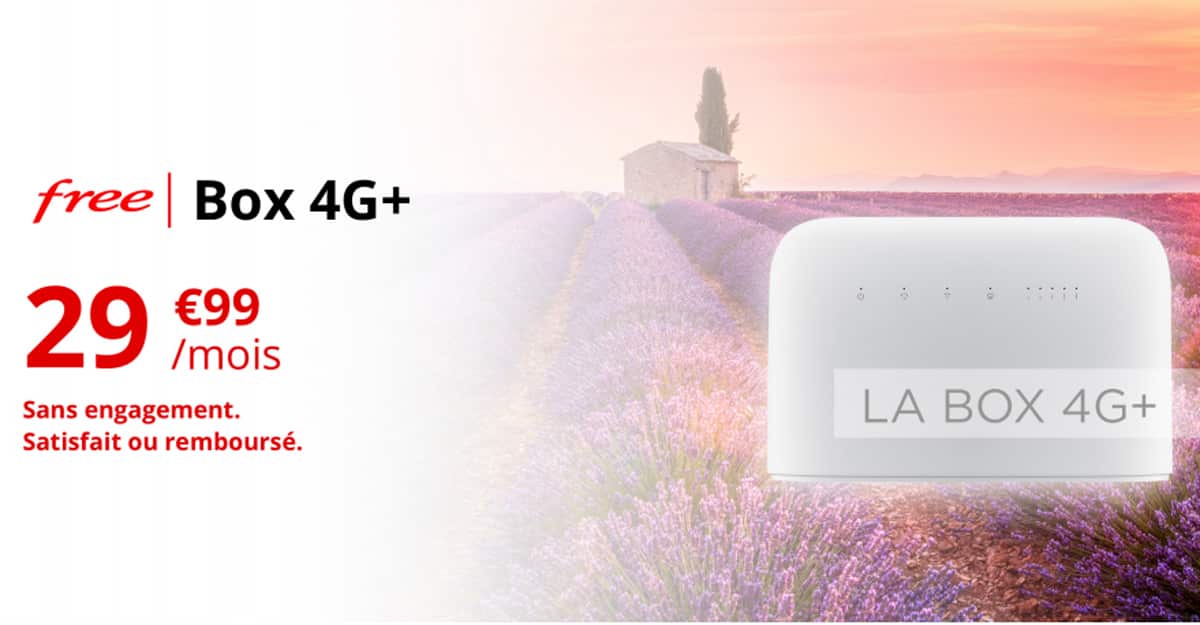 La nouvelle Box 4G+ de Free