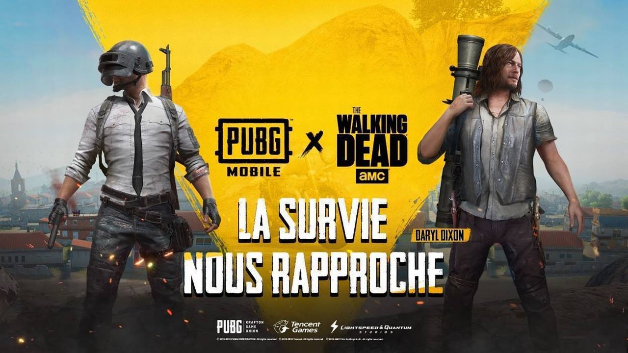 Partenariat PUBG Mobile The Walking Dead