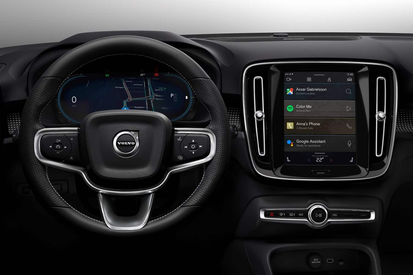 Android Auto à bord du Volvo XC40 électrique