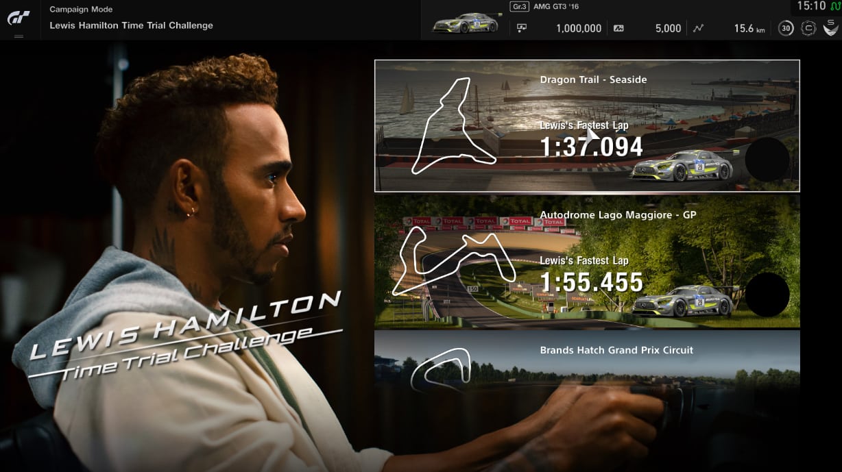 Télécharger DLC Time Challenge Lewis Hamilton Gran Turismo Sport