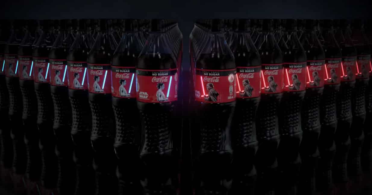 Bouteilles Coca-Cola Star Wars OLED