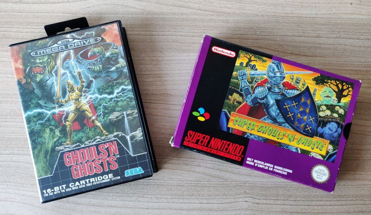 Super Ghouls'n Ghosts sur Mega Drive et Super Nintendo